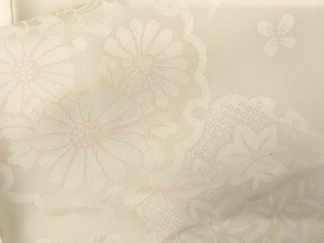 平和屋着物●振袖用長襦袢　無双仕立て　雪輪花地紋　暈し染め　鈴乃屋扱い　正絹　逸品　AABK4625cs