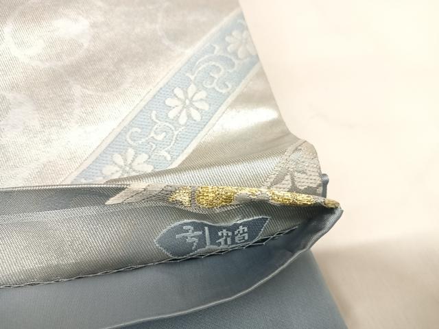 平和屋着物◎六通柄袋帯　唐織　正倉院裂段文　引箔　金銀糸　正絹　逸品　AABK4643yx