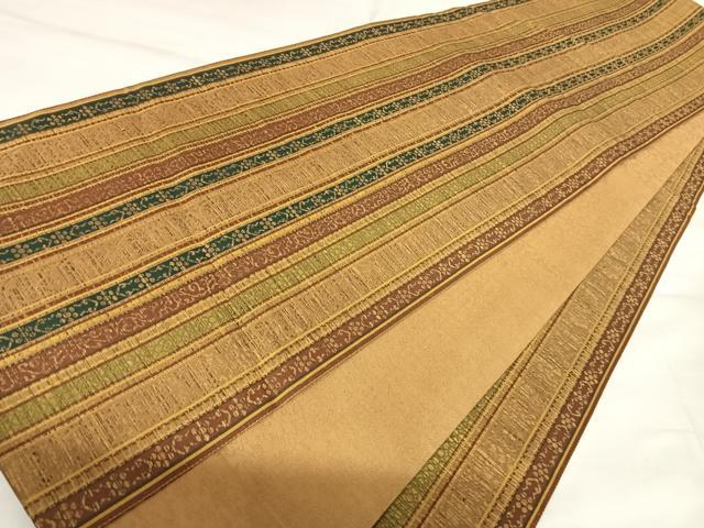 平和屋着物◎全通柄袋帯　花間道　正絹　逸品　AABK4645yx