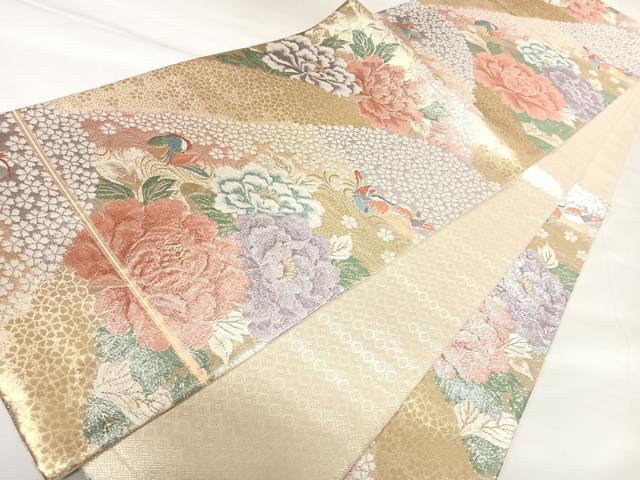 平和屋着物◎九百佐賀錦　六通柄袋帯　慶長　金銀糸　正絹　逸品　AABK4652yx