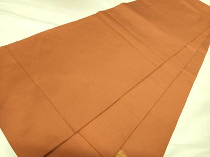 平和屋着物◎太鼓柄袋帯　すくい織　花唐草文　金糸　正絹　逸品　AABK4831yx