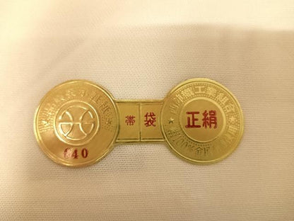 平和屋着物◎西陣　六通柄袋帯　唐織　琳派百図　金銀糸　反端付き　正絹　逸品　AABK4845yx