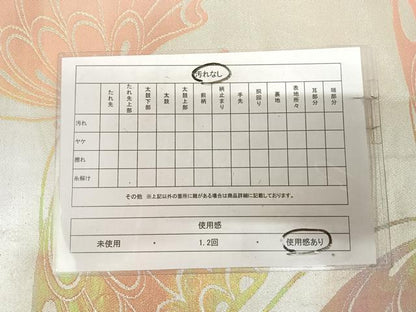 平和屋着物◎六通柄袋帯　舞蝶文　金銀糸　正絹　逸品　AABK4877yx