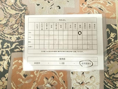 平和屋着物◎六通柄袋帯　幾何学花文　金銀糸　正絹　逸品　AABK4929yx
