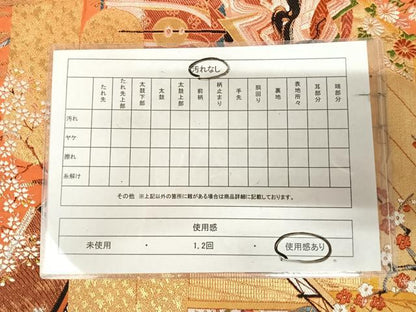 平和屋着物◎六通柄袋帯　唐織　人物風景文　金銀糸　正絹　逸品　AABK5028yx