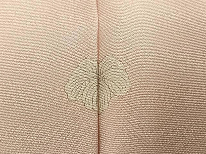 平和屋着物●本加賀友禅作家　百貫華峰　色留袖　枝花文　正絹　逸品　AABK5201ph