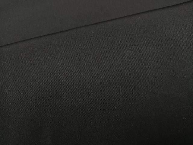 平和屋着物●男性　黒紋付・羽織セット　正絹　逸品　AABK5203ph