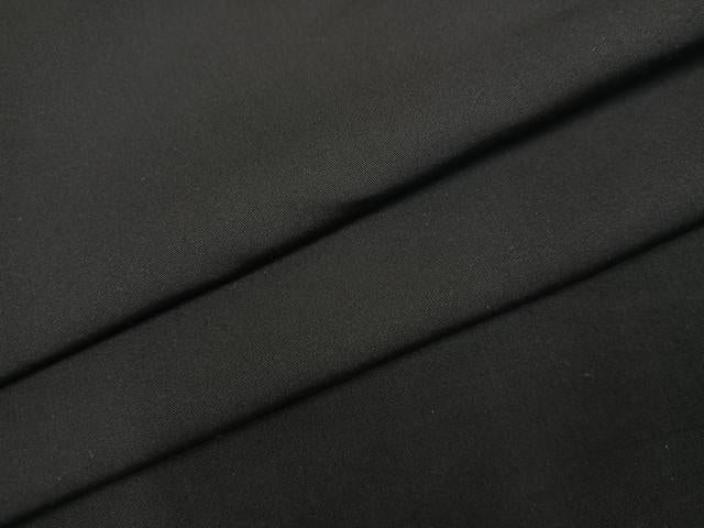 平和屋着物●男性　黒紋付・羽織セット　正絹　逸品　AABK5203ph