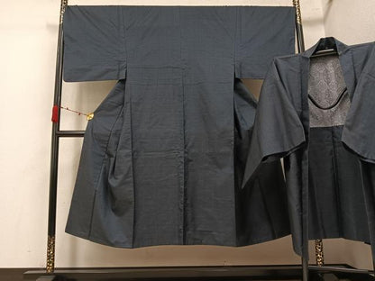 平和屋着物●男性　本場大島紬　アンサンブル　100亀甲　総詰め　正絹　逸品　AABK5204ph