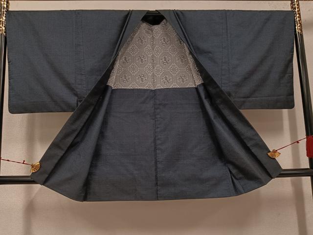 平和屋着物●男性　本場大島紬　アンサンブル　100亀甲　総詰め　正絹　逸品　AABK5204ph