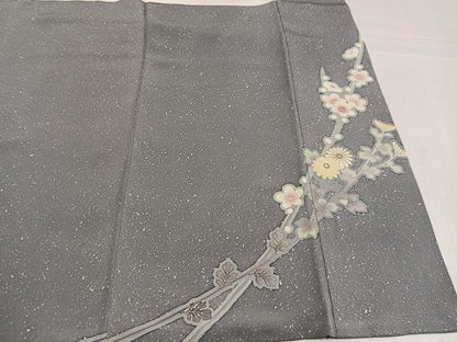 平和屋着物●訪問着　枝花文　金彩　高島屋扱い　正絹　逸品　AABK5219ph