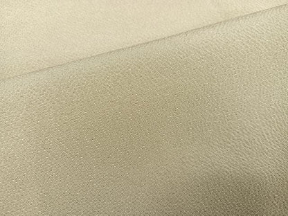 平和屋着物●上質な色無地　白橡色　正絹　逸品　未使用　AABK5238ph