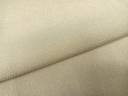 平和屋着物●上質な色無地　白橡色　正絹　逸品　未使用　AABK5238ph