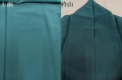 平和屋着物●上質な色無地　赤塚次男　本場奄美大島泥染　納戸色　証紙付き　正絹　逸品　AABK5240ph