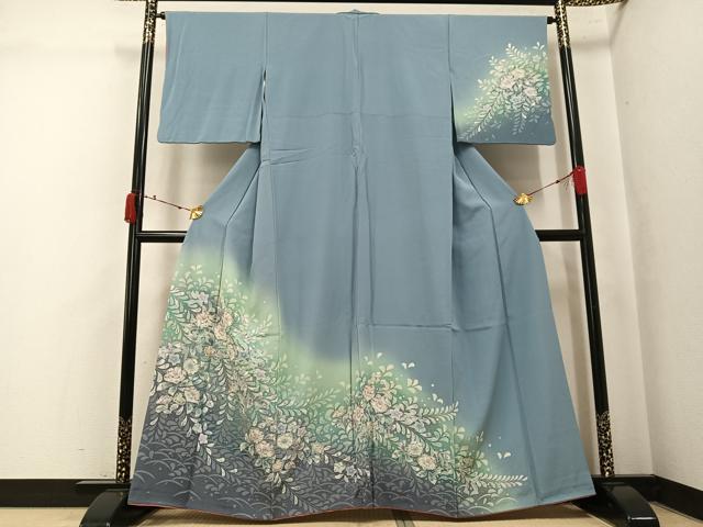 平和屋着物●訪問着　辻が花　暈し染め　正絹　逸品　AABK5241ph