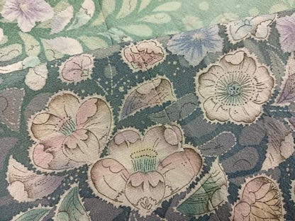 平和屋着物●訪問着　辻が花　暈し染め　正絹　逸品　AABK5241ph