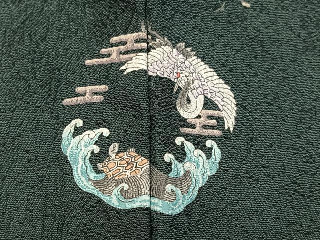 平和屋着物●訪問着　手描き　楽器花文　暈し染め　正絹　逸品　AABK5254ph