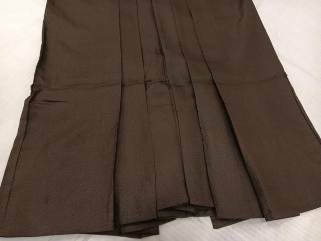 平和屋着物●男性　馬乗り袴　霞文　正絹　逸品　AABK5257ph