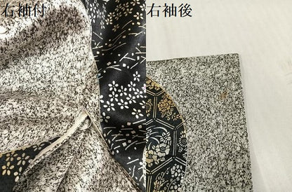 平和屋着物●豪華振袖　雪輪花蝶文　金銀彩　正絹　逸品　AABK5258ph