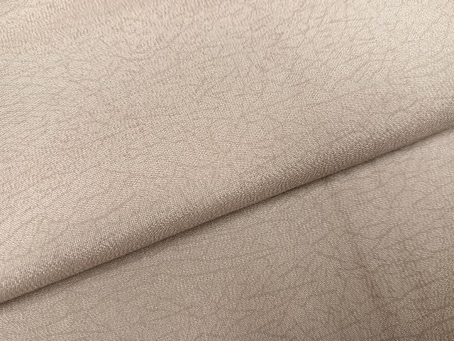 平和屋着物●お召 作家物 都喜ヱ門 利休趣 霞文 正絹 逸品 AABK5260ph