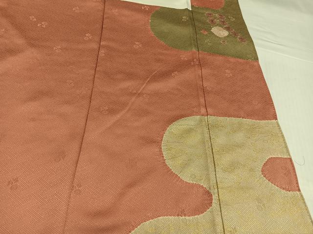 平和屋着物●訪問着　辻が花　絞り　金彩　正絹　逸品　AABK5261ph