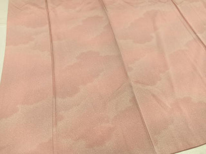 平和屋着物●上質な小紋　作家物　雲重ね文　暈し染め　正絹　逸品　AABK5269ph