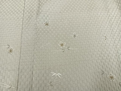平和屋着物●色留訪問着　総刺繍　松竹梅　金銀糸　正絹　逸品　未使用　AABK5274ph