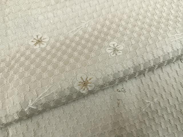 平和屋着物●色留訪問着　総刺繍　松竹梅　金銀糸　正絹　逸品　未使用　AABK5274ph
