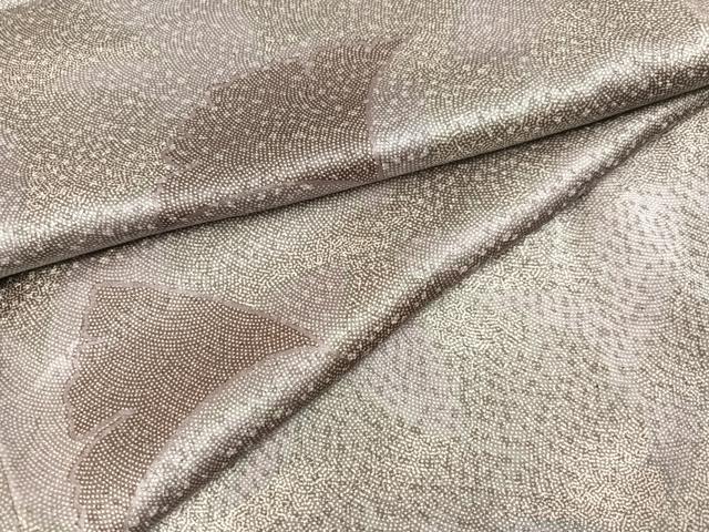 平和屋着物●江戸小紋　銀杏　正絹　逸品　AABK5277ph