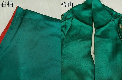 平和屋着物●豪華振袖　花蝶文　暈し染め　金彩　正絹　逸品　AABK5290ph