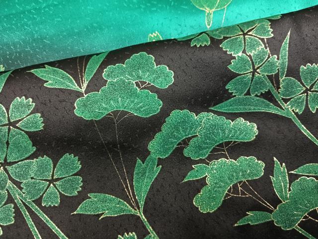 平和屋着物●豪華振袖　花蝶文　暈し染め　金彩　正絹　逸品　AABK5290ph