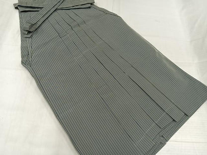 平和屋着物●男性　行灯袴　縞　正絹　逸品　AABK5312ph
