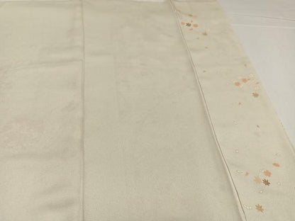 平和屋着物●訪問着　駒刺繍　雪輪草花宝尽くし　金彩　正絹　逸品　AABK5317ph