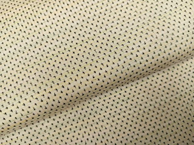 平和屋着物●本場大島紬　白大島　一元絣　正絹　逸品　AABK5350ph