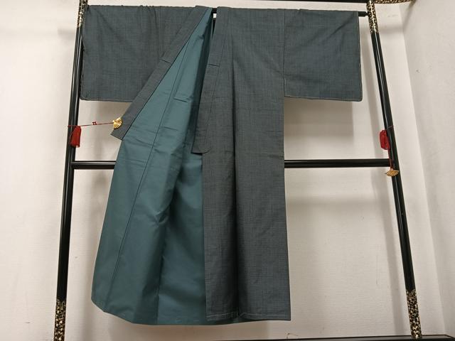 平和屋着物●男性　本場大島紬　100亀甲　総詰め　森義久作　証紙付き　正絹　逸品　未使用　AABK5355ph