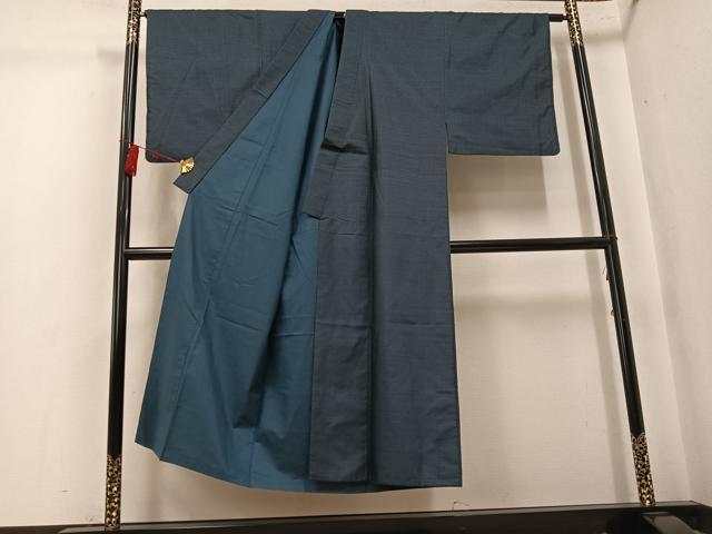 平和屋着物●男性　本場大島紬　アンサンブル　100亀甲　総詰め　正絹　逸品　AABK5360ph