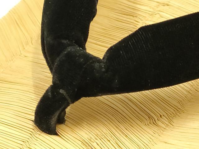 平和屋着物●男性　和装小物　雪駄　畳表　鼻緒:黒　逸品　AABK5405ay