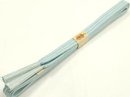 平和屋着物●和装小物　帯締め・帯揚げセット　平組　柄絞り　草花文　逸品　未使用　AABK5417ay