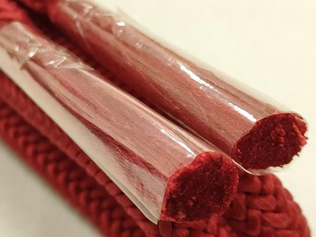 平和屋着物●和装小物　帯締め・帯揚げセット　美保姿　丸組　正絹　逸品　未使用　AABK5425ay