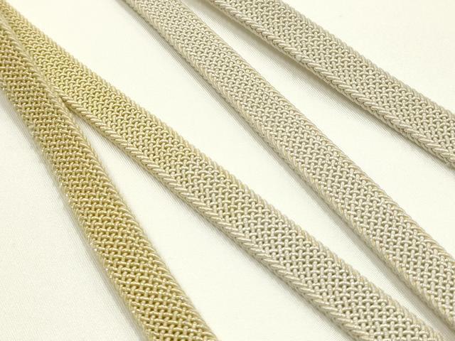 平和屋着物＊夏物　和装小物　上質な帯締め　平組　レース組　金銀糸　暈し　撚り房　逸品　AABK5449ay