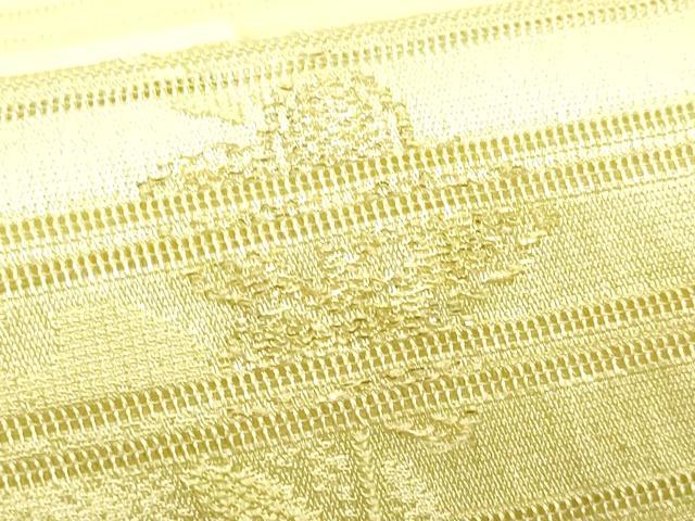 平和屋着物＊夏物　和装小物　帯締め・帯揚げセット　平組　レース組　雪輪草花文　暈し染め　逸品　未使用　AABK5456ay