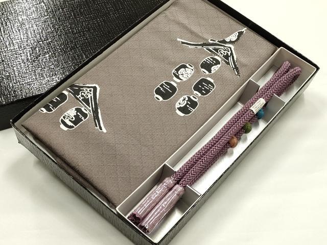 平和屋着物＊夏物　和装小物　帯締め・帯揚げセット　丸組　レース組　提灯　小田巻　逸品　未使用　AABK5457ay