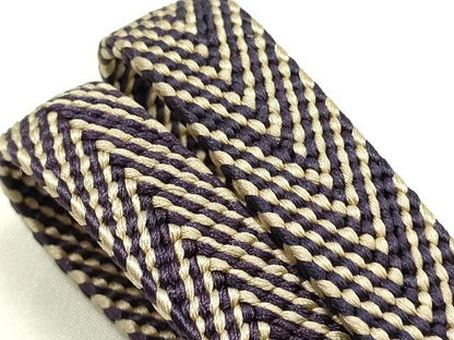 平和屋着物●和装小物　上質な帯締め　笹浪組　暈し　正絹　逸品　未使用　AABK5464ay