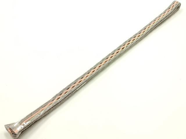 平和屋着物＊夏物　和装小物　上質な帯締め　レース組　金糸　たこ足房　正絹　逸品　未使用　AABK5475ay