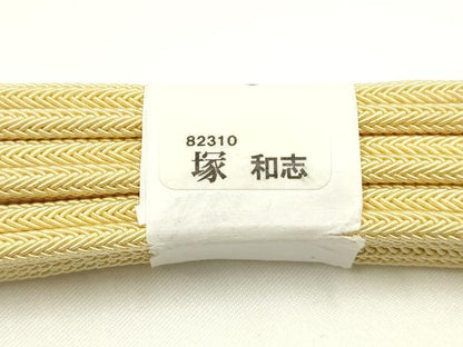 平和屋着物＊夏物　和装小物　上質な帯締め　角朝菊撚房　ひとり十色　正絹　逸品　未使用　AABK5477ay