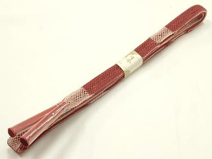 平和屋着物＊夏物　和装小物　上質な帯締め　レース組　正絹　逸品　未使用　AABK5482ay