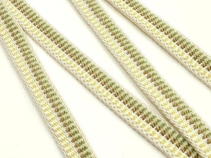平和屋着物＊夏物　和装小物　上質な帯締め2本セット　レース組　金糸　撚り房　逸品　AABK5486ay