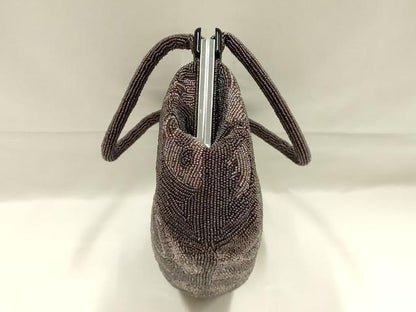 平和屋着物●和装小物　和装バッグ　ハンドバッグ　ビーズバッグ　蔦草花文　逸品　AABK5501ay