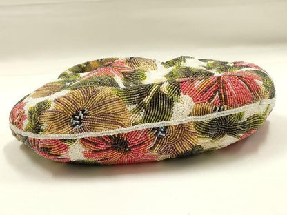 平和屋着物●和装小物　和装バッグ　ハンドバッグ　ビーズバッグ　花柄　逸品　AABK5502ay