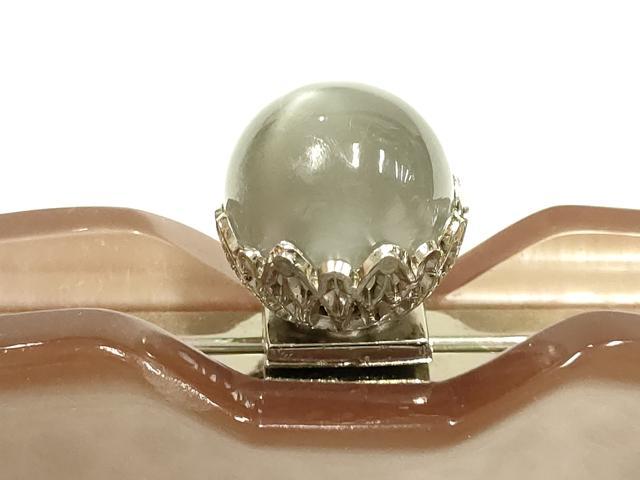 平和屋着物●和装小物　和装バッグ　ハンドバッグ　ビーズバッグ　花柄　逸品　AABK5508ay